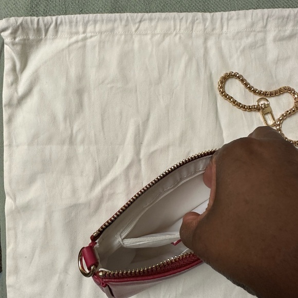 NWOT Authentic Dress Up My Purse wristlet/pouch in hot pink - Picture 4 of 9